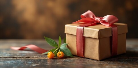 Rustic vintage boxes, soft satin ribbons, warm glow , image, design, shadow