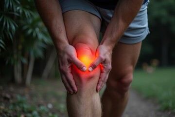 Documenting the Painful Journey: A Photo Series Following a Man's Struggle with Chronic Knee Pain and Arthritis