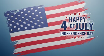 Happy 4th of July Celebrate Independence Day with Patriotism and Festive Spirit