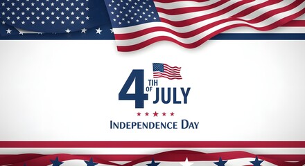 Celebrating America 4th of July Independence Day - Patriotism, Freedom, and Unity