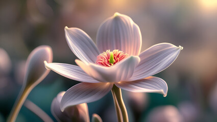 Fototapeta premium white magnolia flower