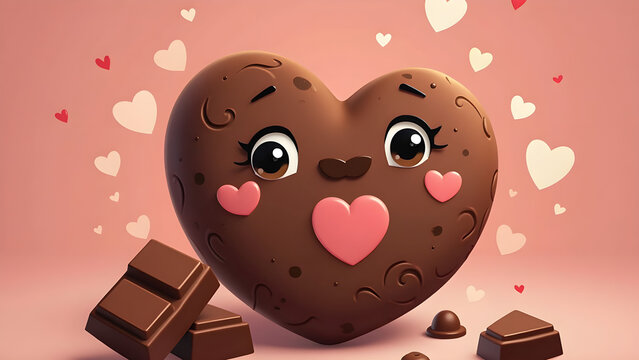 Love is Sweet Celebrating Chocolate Day with Bite Happy chocolate day celebration greeting
