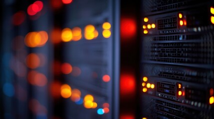 Blinking Incubator Lights on AI Server Shelf
