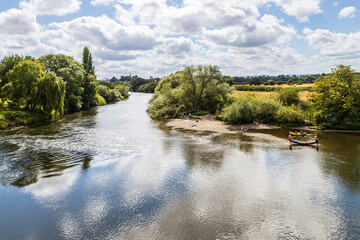 Fototapeta premium river in the park