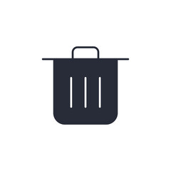 trash icon. projector Symbol sign for mobile concept and web design. Vector icon, Logo illustration, Vector graphics