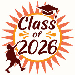 Class of 2026 graduation celebration design
