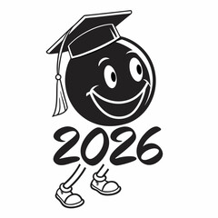 Happy graduation smiley face 2026 class