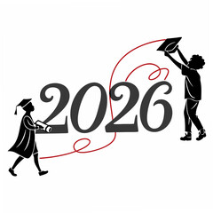 2026 graduation class, students celebrating achievement