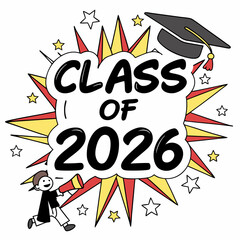 Class of 2026 graduation announcement design