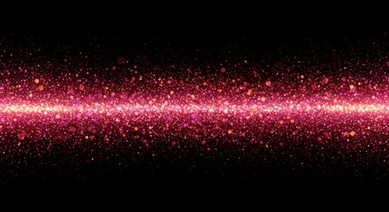 Abstract Background Red Glitter Light Effects Glowing Sparkles