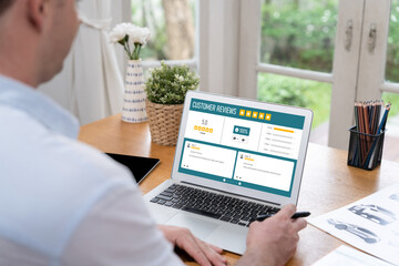 Customer experience and review analysis by brisk computer software for corporate business