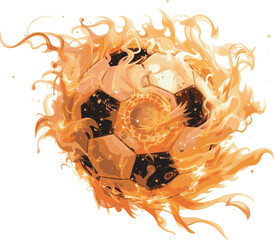 vector illustration of a fire