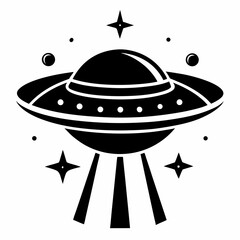Flying Saucer Icon Design

