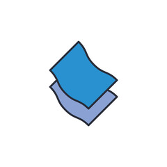 layer icon. projector Symbol sign for mobile concept and web design. Vector icon, Logo illustration, Vector graphics