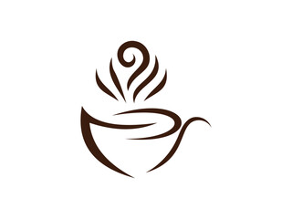 Coffee Cup Illustration Modern Style