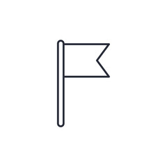 flag icon. projector Symbol sign for mobile concept and web design. Vector icon, Logo illustration, Vector graphics