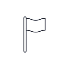 flag icon. projector Symbol sign for mobile concept and web design. Vector icon, Logo illustration, Vector graphics