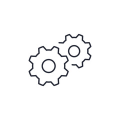 gear icon. projector Symbol sign for mobile concept and web design. Vector icon, Logo illustration, Vector graphics