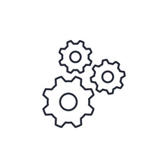 gear icon. projector Symbol sign for mobile concept and web design. Vector icon, Logo illustration, Vector graphics