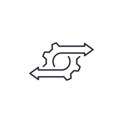 gear icon. projector Symbol sign for mobile concept and web design. Vector icon, Logo illustration, Vector graphics