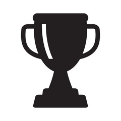 Trophy cup icon, victory cup icon. Trophy icon.