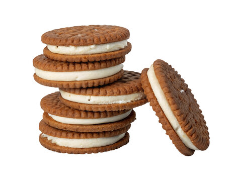 Delicious chocolate sandwich cookies with cream filling perfect for dessert and snack time treat sweets