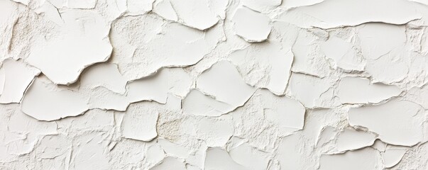 White Cracked Plaster Texture, Wall Design, Abstract Background, Texture, Background