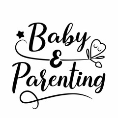Baby and parenting design element, isolated cutout, professional quality