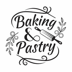 Baking pastry design rolling pin flour sweets