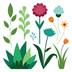 various-types-of-flowers-grass-bushes-shrub-and-sm (4).eps