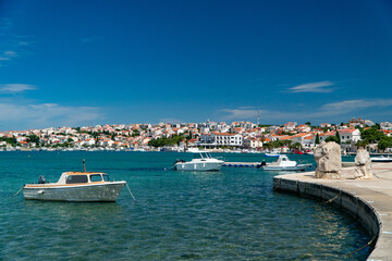 Town Novalja, Pag island, Adriatic archipelago of Croatia.