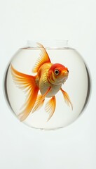 Goldfish in a Glass Bowl