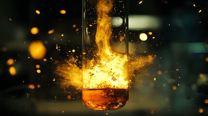 A close-up of a chemical formula written on a glass board