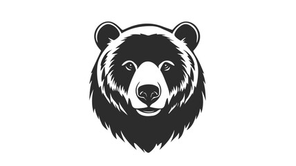 Bear Icon Vector Illustration Isolated on White Background