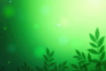 Subtle green gradient, overlapping plant silhouettes, ethereal feel , stylish, organic