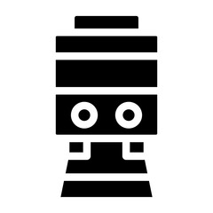 Fototapeta premium Metro Vector Glyph Icon Design