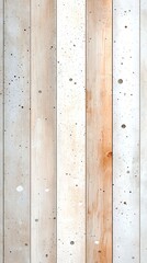 Neutral Marbled Concrete Texture With Scattered Wooden Planks