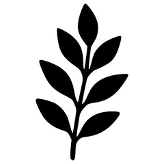 Simple leaf vector illustration