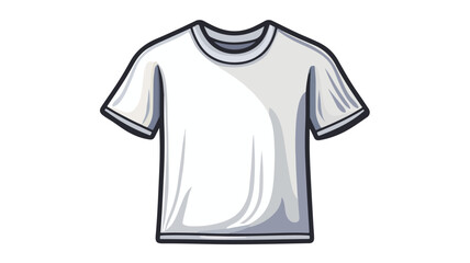 Modern T-shirt Icon Vector Illustration Isolated for Design Projects
