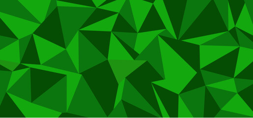 Green Polygon Geometric Abstract Background Texture