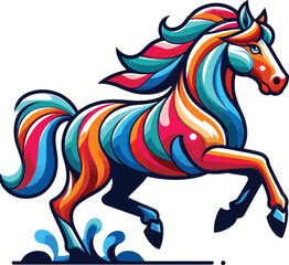 Vector illustration of a Horse