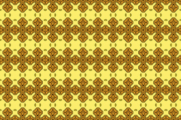 Obraz premium Seamless Graphic Visual Perspective Texture Decoration Textile Fashion Design Cloth Background Symmetric Template Fabric Digital Wallpaper Art Shape Endless Tile Geometric Luxury Interior Pattern.