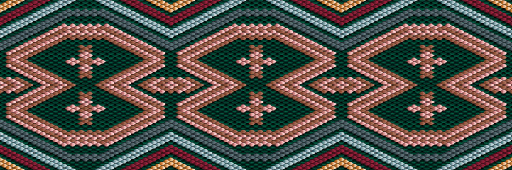 Native American Andean Beadwork Pattern