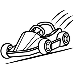 racing car silhouette