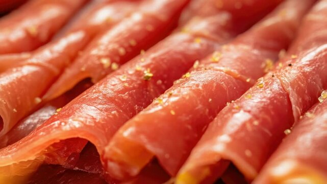 Fresh meat displayed on a table, great for food photography or advertising purposes.