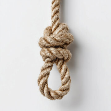 seil, knoten, isoliert, saite, leitung, wei&szlig;, cord, aufh&auml;ngen, suicid, selbstmord, knoten, segheln, schiff, tau, beschaffenheit, kraft, kabel, krawatte, stark, nautisch, rau, braun, boot, anschluss, a