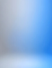 Light blue and gray-blue professional studio backdrop, painterly style, smooth gradient, subtle central lighting for studio portrait photography 1