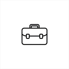 Classic Legal Briefcase Line Icon