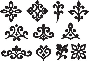 Ornament Icon – Editable Vector, Flat Style Decorative Symbol