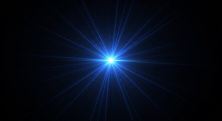 Abstract Blue Light Burst Background Texture Design Illustration